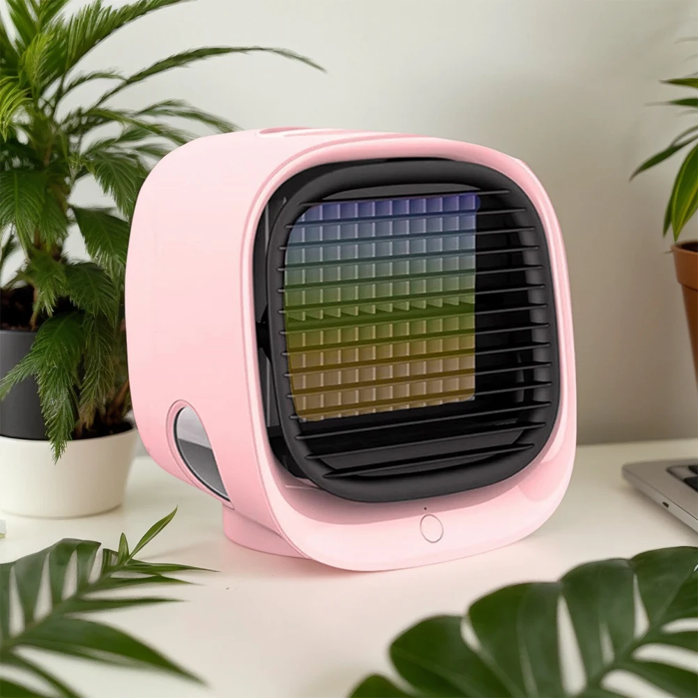 Personal Quiet Table Fan with Night Light for Office Bedroom