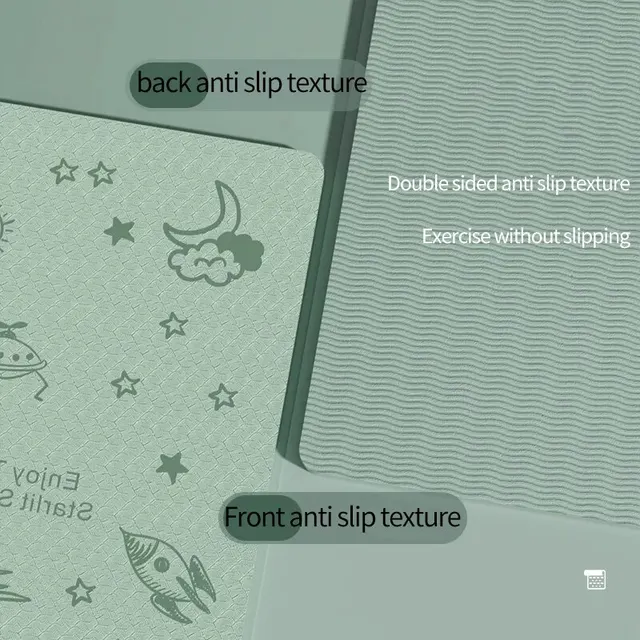 초대형 사이즈 TPE 요가 매트