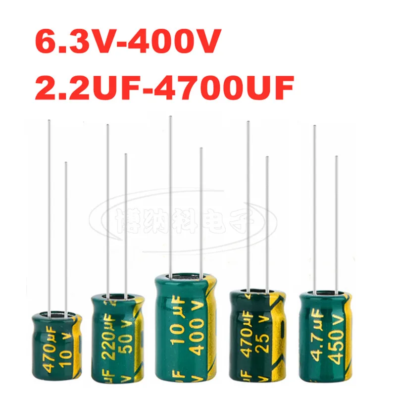 5pcs 100uf400v 18x31 5mm lcd power supply high frequency electrolytic capacitor aluminum electrolytic capacitor 400v 100uf 50-1000pcs 100UF 220UF 330UF 470UF 680UF 1000UF 2200UF 3300UF 10V 16V 25V 35V 50V 400V High Frequency Low ESR Aluminum Capacitor