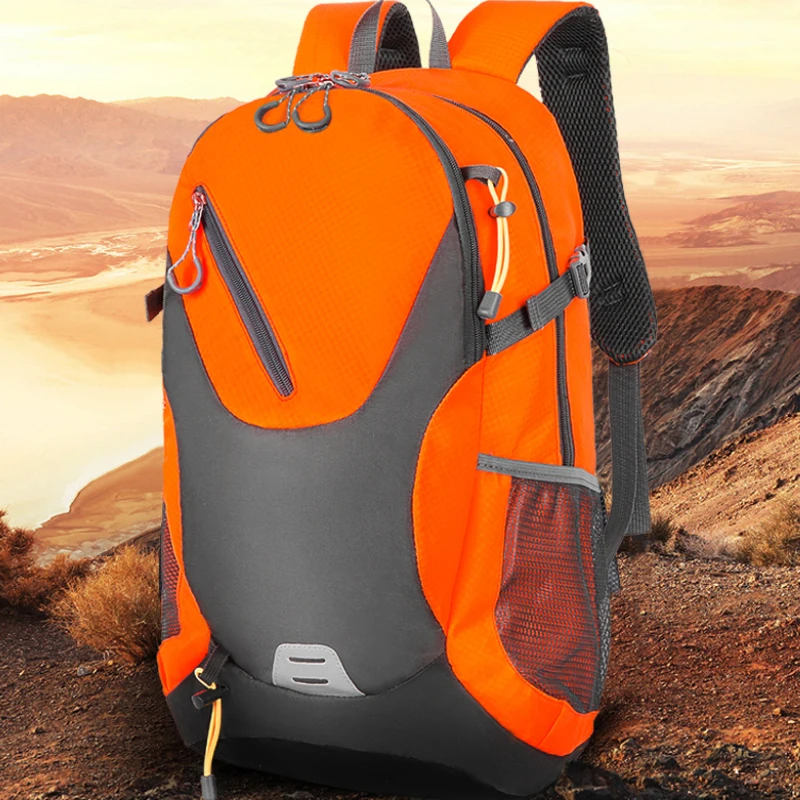 Universal hiking backpack, large capacity, lightweight travel, multifunctional, hiking, with zipper, hip adjustment