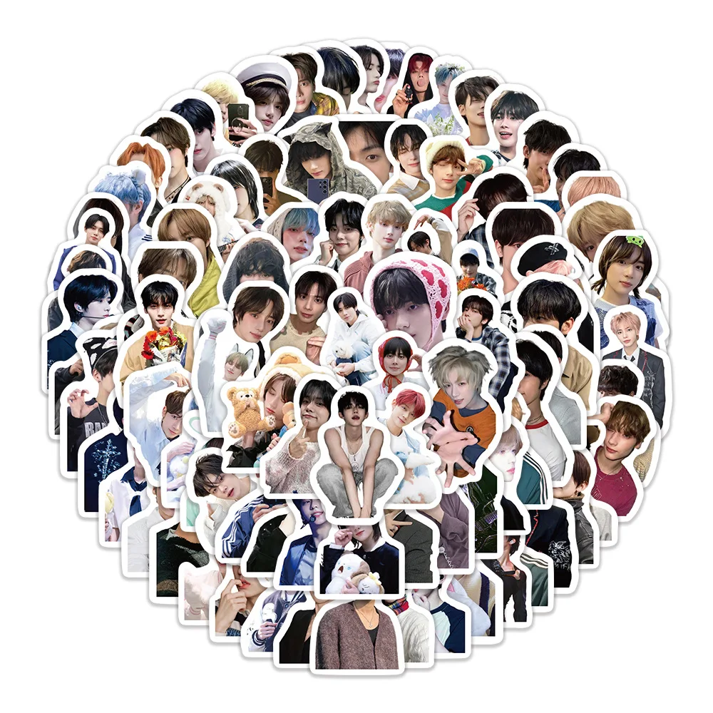 K-POP TOMORROW X TOGETHER Cartoon Graffiti Sticker Set - 100PCS