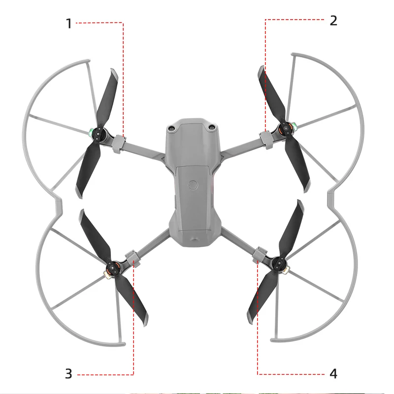 BRDRC Propeller Guard For DJI Mavic Air 2/Air 2S Drone Blade Protection Ring Anticollision Bumper Quick Release Accessories