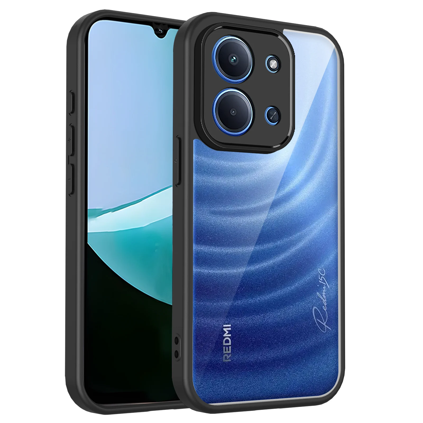 Shockproof Matte Acrylic Clear Hard Phone Case - Armor Protective Design