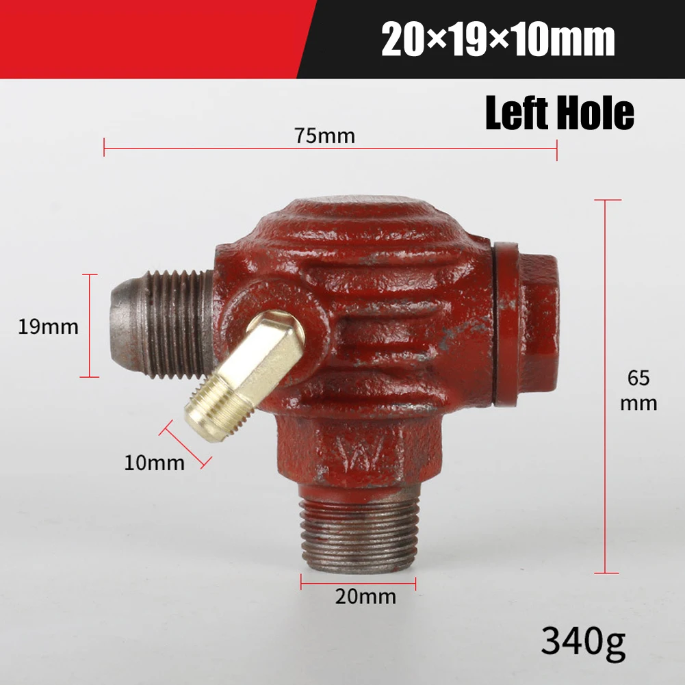Compressor de ar Check Valve Connector Tool Portas Ferro Fundido Cobre Macho Thread Bomba de ar 1pc
