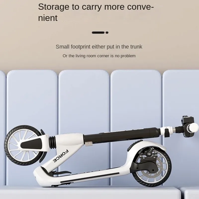 TULX Scooter Lightweight Design Foldable And Easy To Carry Can Be Used As A Good Helper For Urban Commuting Ensure Go Out Safety