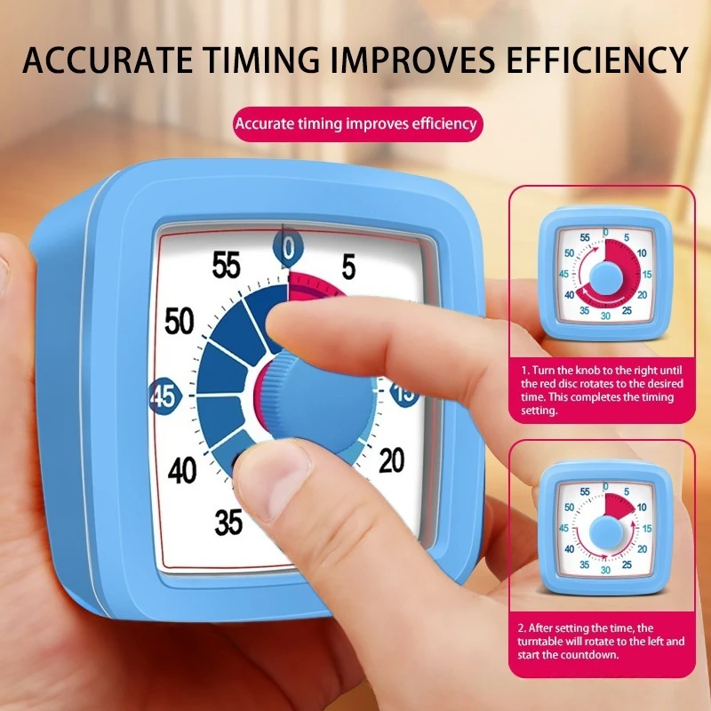 Kids Study Timer Timer Studying Kitchen Accessories Cute Clock Pomodoro ...