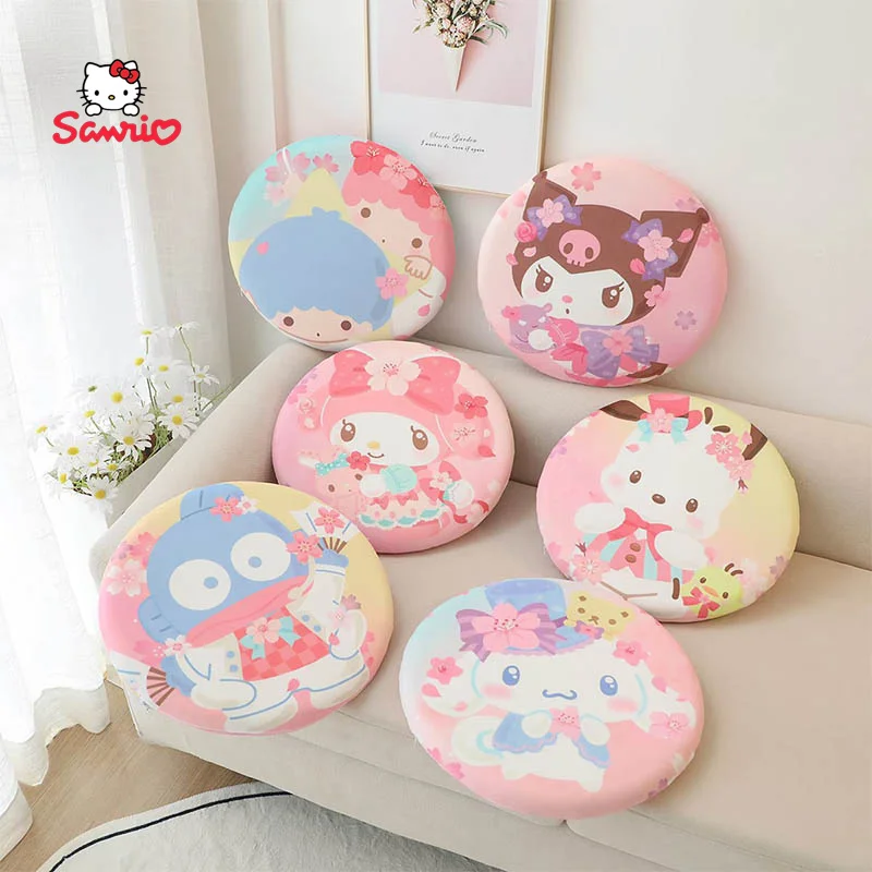 

Kawaii Sanrio понравило Cinnamoroll Kuromi Аниме Фигурка новая утолщенная Подушка для стула мягкие удобные противоскользящие товары для жизни