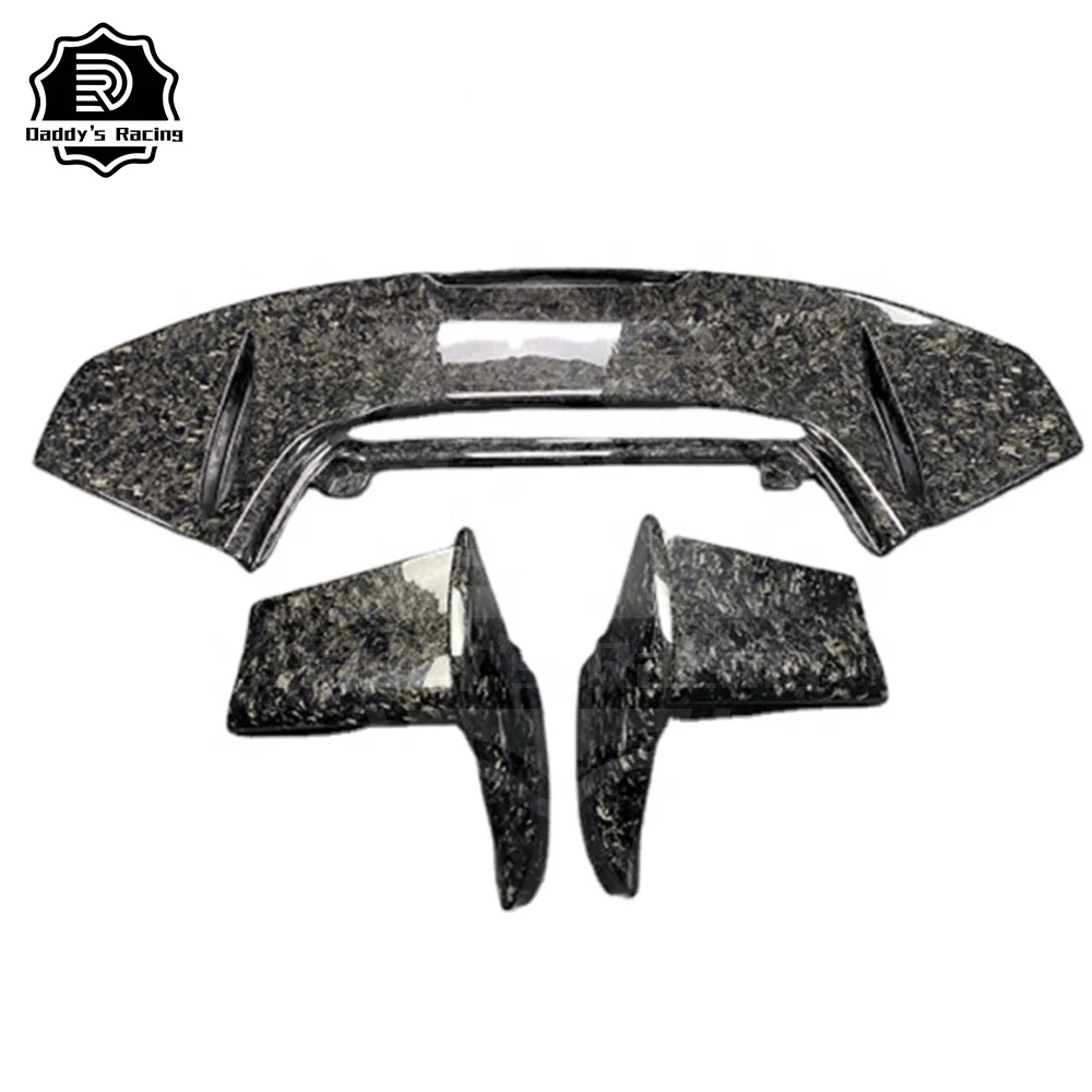 

Кованое углеродное волокно спойлер крыло подходит для 2016-2018 F488 M стиль высокое качество