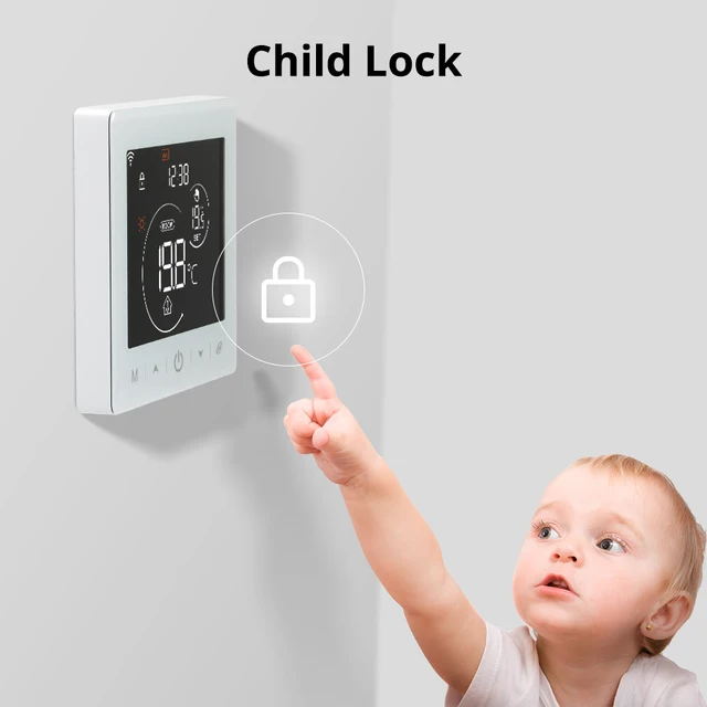 Termostato Wifi Hilos URPIZY Termostato Inteligente Para Tuya