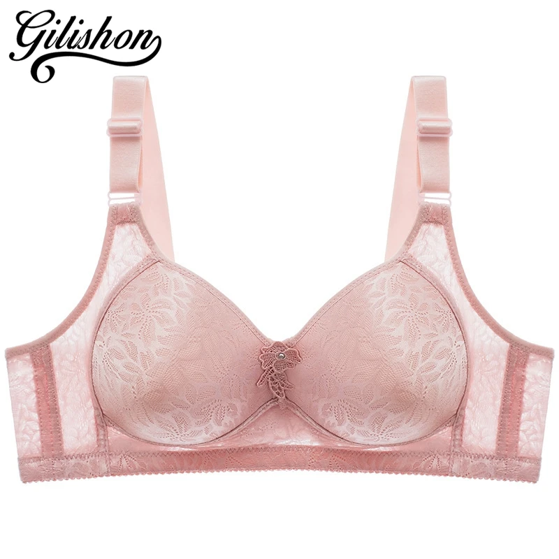 New Bra Sexy Large Size Women\'s Underwear Thin Section Push Up Bralette Non-Steel Ring Comfortable Breathable Lingerie Plus Size