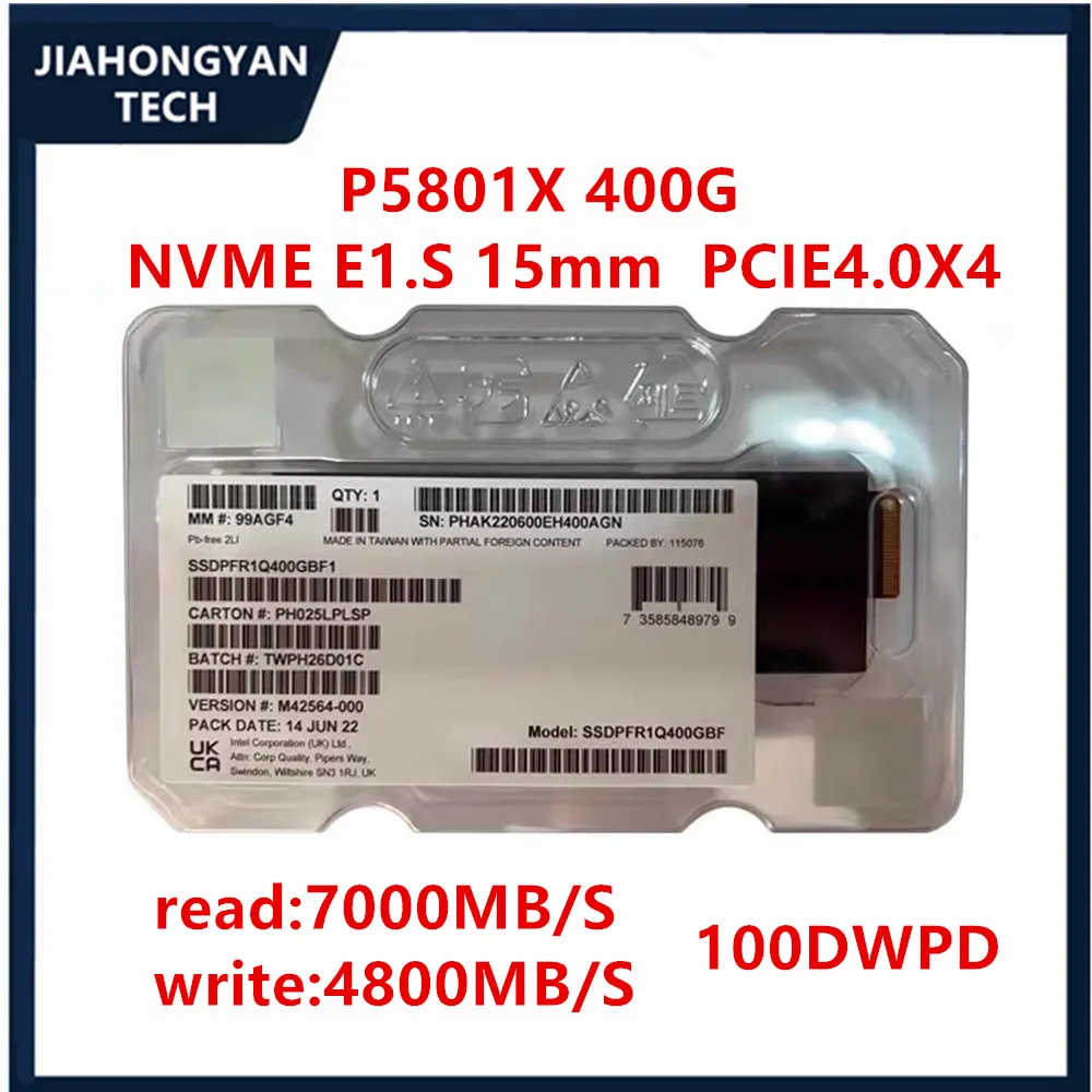 オリジナルインテル OPTANE SSD DC P5801X 400 グラム E1.S