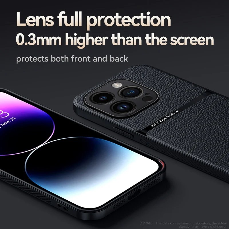 Luxury Leather Soft Cover Phone Case - Elegant Design