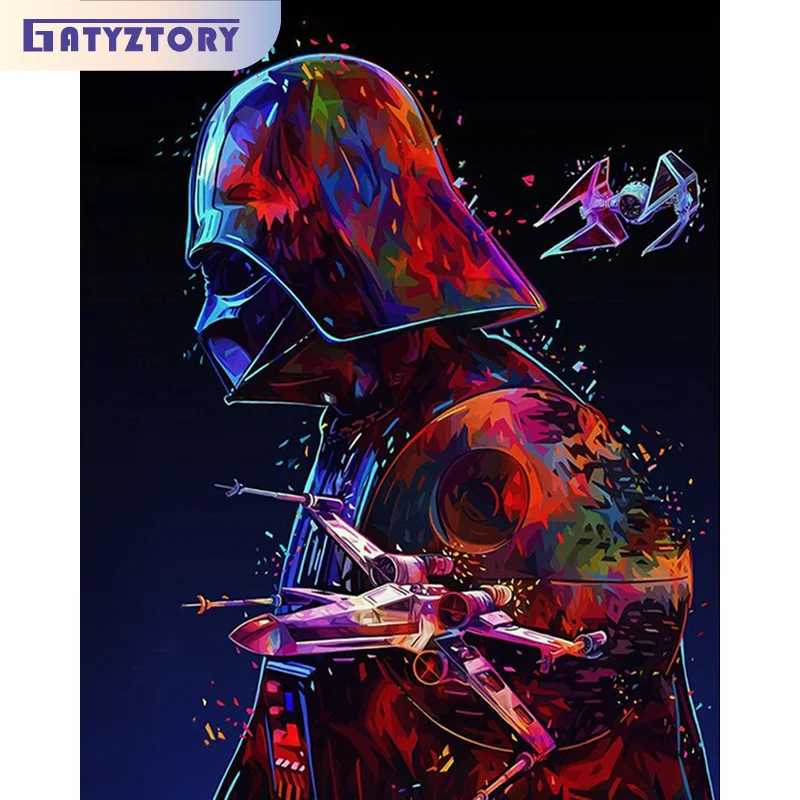 GATYZTORY Oil Painting By Numbers Paint Kit Anime Figures On Canvas For  Adults Kids Diy Crafts Home Decors Original Gift - AliExpress