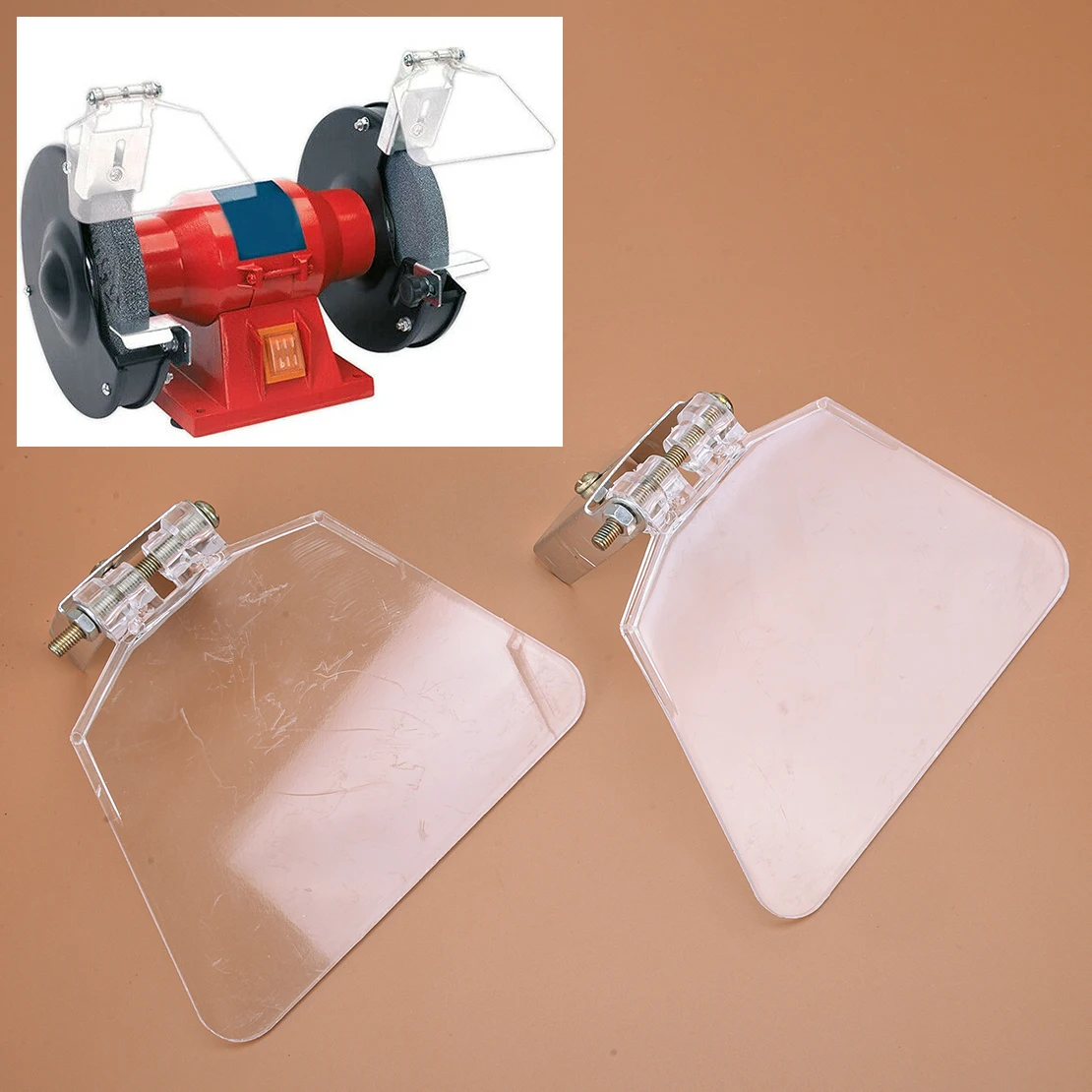 

2Pcs Eyeshield Eye Shield Guard Protector for Bench Type 125/150 Grinder New