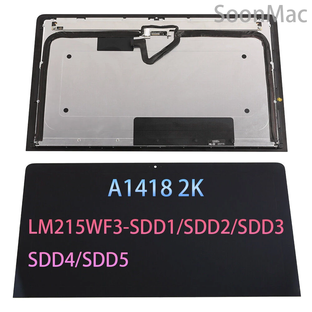

Display for iMac A1418 2K 2012 2013 2014 2015 2017 21.5 LCD Screen Full Assembly LM215WF3 SDD1 SDD2 SDD3 SDD4 SDD5