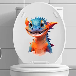 C240# Watercolor Dragon  Wall Sticker Bathroom Toilet Decor Living Room Cabinet Refrigerator Home Decoration Decals