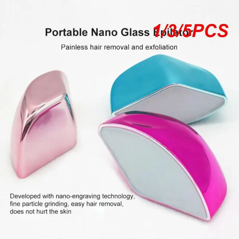

1/3/5 шт. многоразовый стеклянный эпилятор для покраски, устройство для отшелушивания волос, безопасный эпилятор для рук, ног, тела, домашних волос
