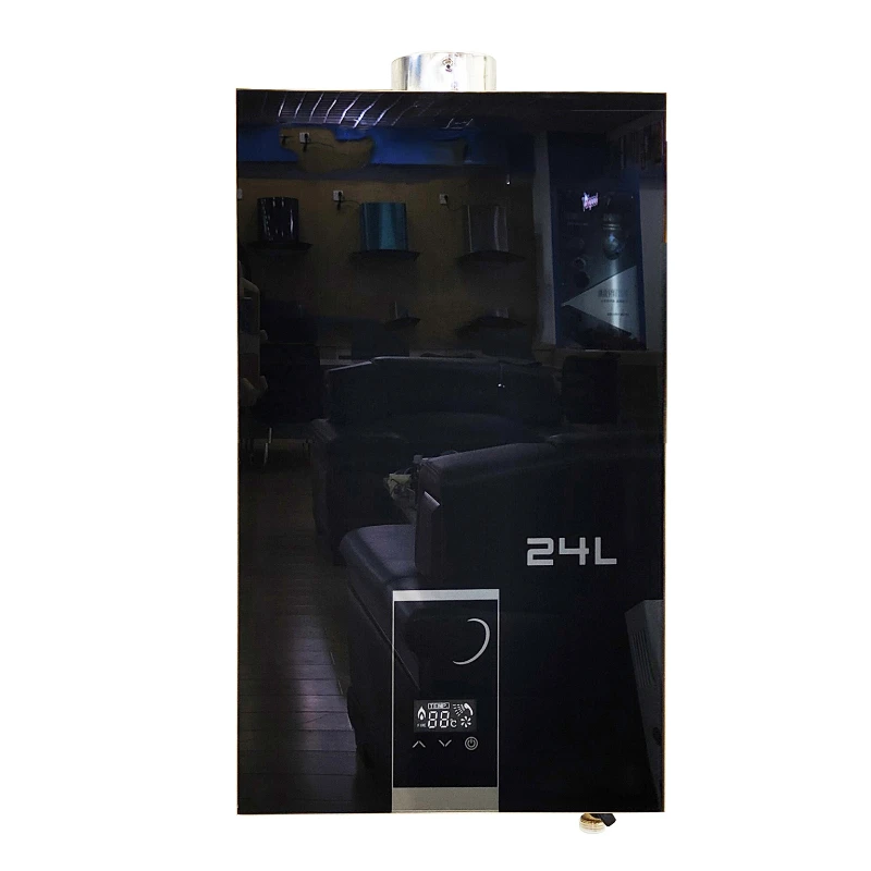

On Demand 24L Balance Type Tempered Glass Gas Tankless Water Heater