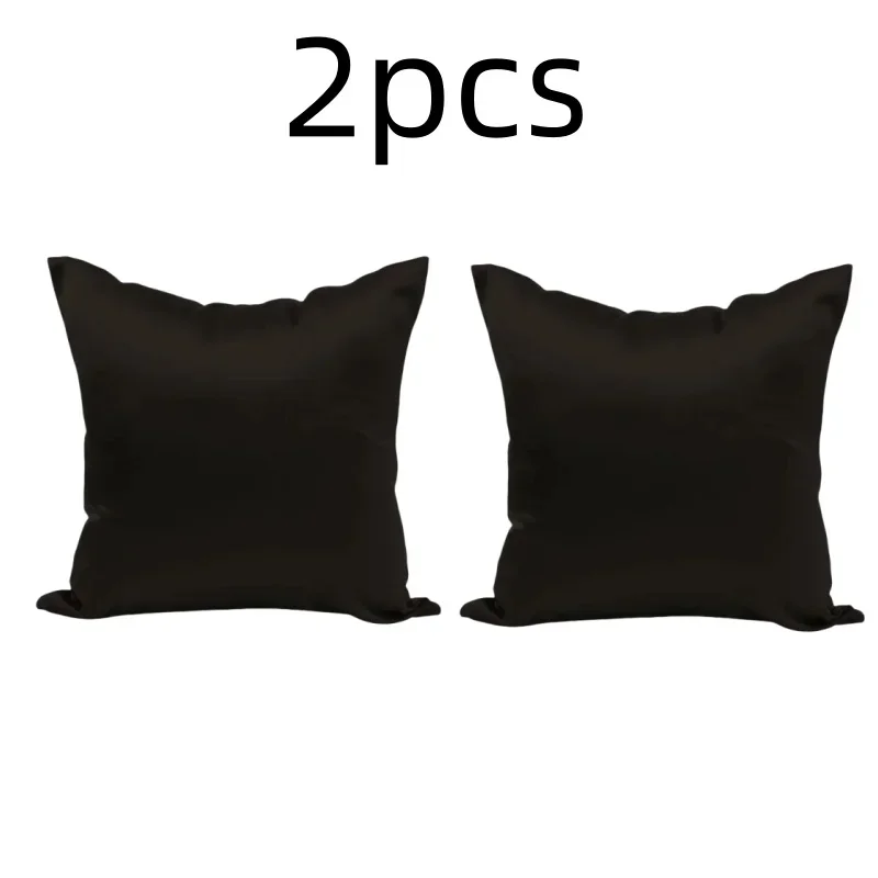Luxurious Satin Pillow Cover - Smooth Solid Design, Home Decor Accent
