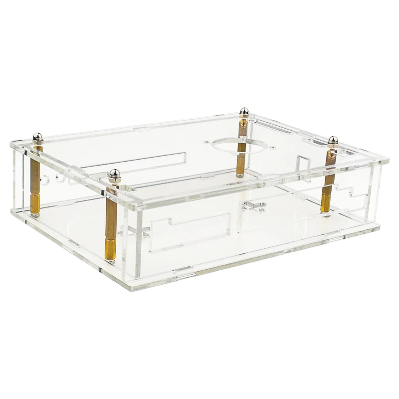 Acrílico para Banana pi Bpi-r4 Shell Transparente Opcional Pwn Ventilador do Radiador Refrigerador Passivo Ativo 12v 5a Fonte de Alimentação Case - Imagem 2