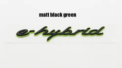 3D ABS Hybrid Turbo Car Logo Sticker Emblem Decal Accessory (Mb green e - hybrid)
