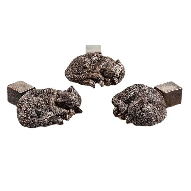 3Db Virág Edény Láb Állvány Állati Formájú Macska Kutya Növényi Edények Risers Pad Kültéri Kerti Gyanta Fazék Tartók - Image 6