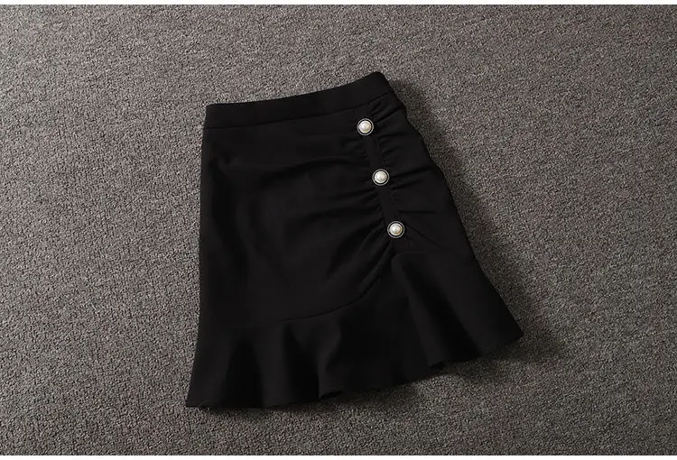 denim skirt 2022 skirt pants for women Vintage Plaid Skirt Spring Womens High Waist Mini Skirts Women Slim Button Mermaid skirt with shorts crop top with skirt