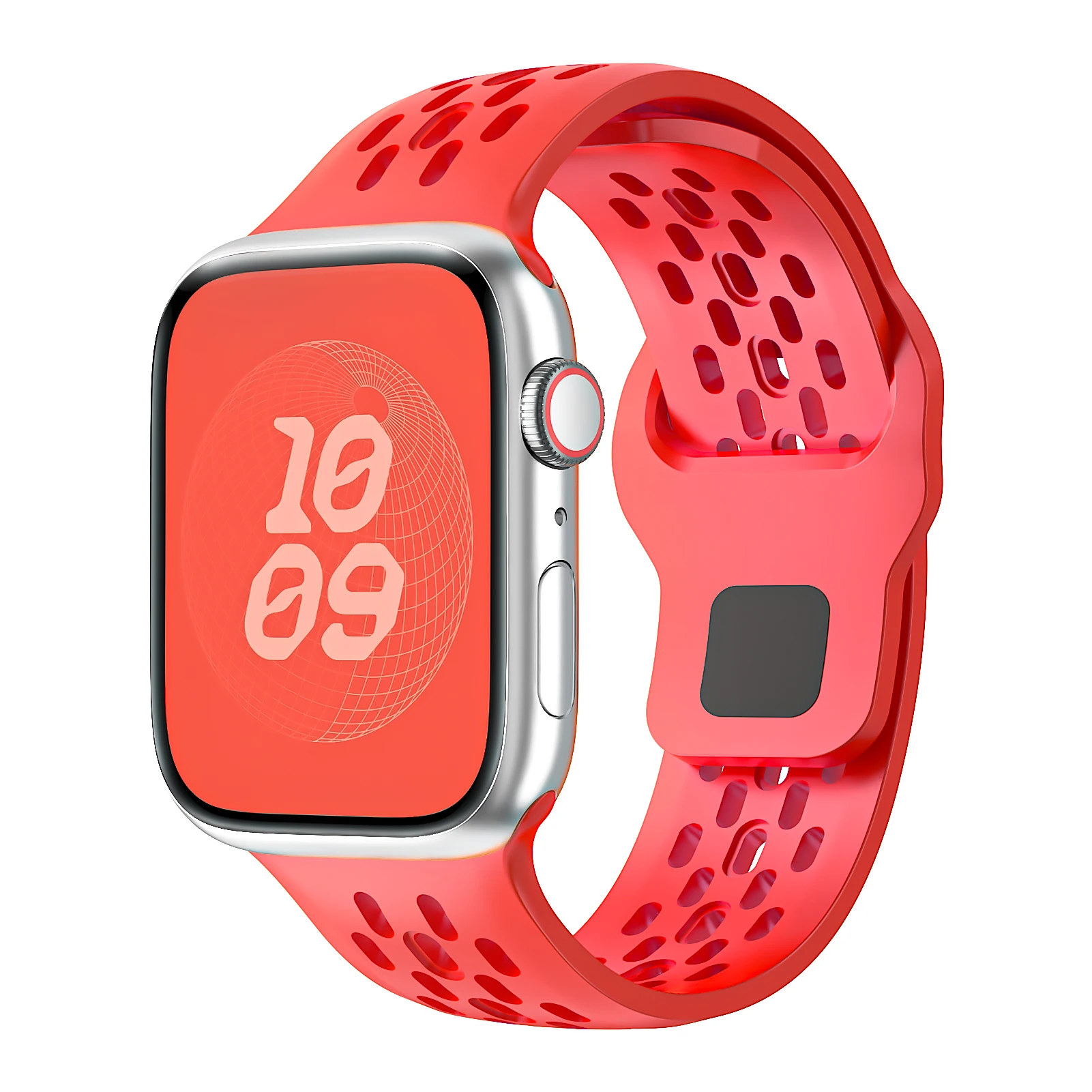 ตัวเลือกสินค้า สายซิลิโคน Apple Watch ปรับได้ 45-49 มม. ใส่ได้ทุกรุ่น