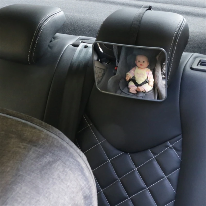 Easy to Attach Baby Glass Convenient Monitorings Solution Lightweight Rear Views Glass Acrylic Kids Views for Mom A2UB
