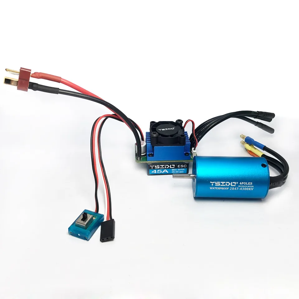 ブラシレスコンボアップグレードキットモーター Esc レシーバー RC