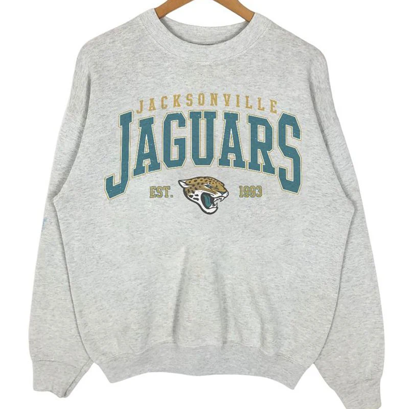 Unisex Retro Loose Fashionable Cotton Letter Print Sports Pullover