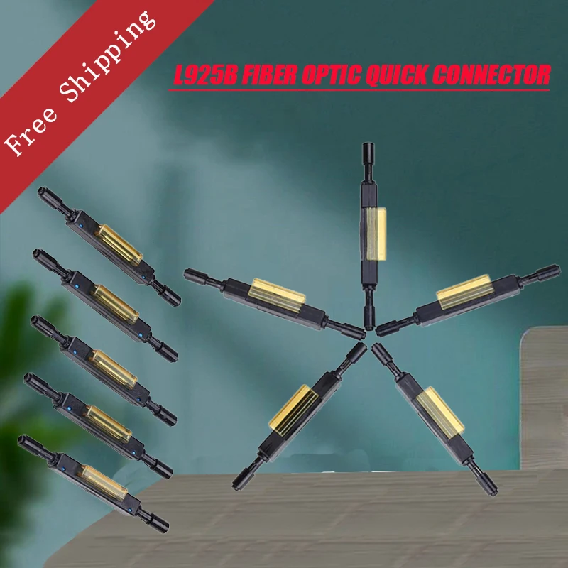 Spedizione Gratuita 10/20/30Pcs L925B Fibra Ottica Connettore Rapido Fibra Ottica Giuntura Meccanica Per Cavo Di Derivazione