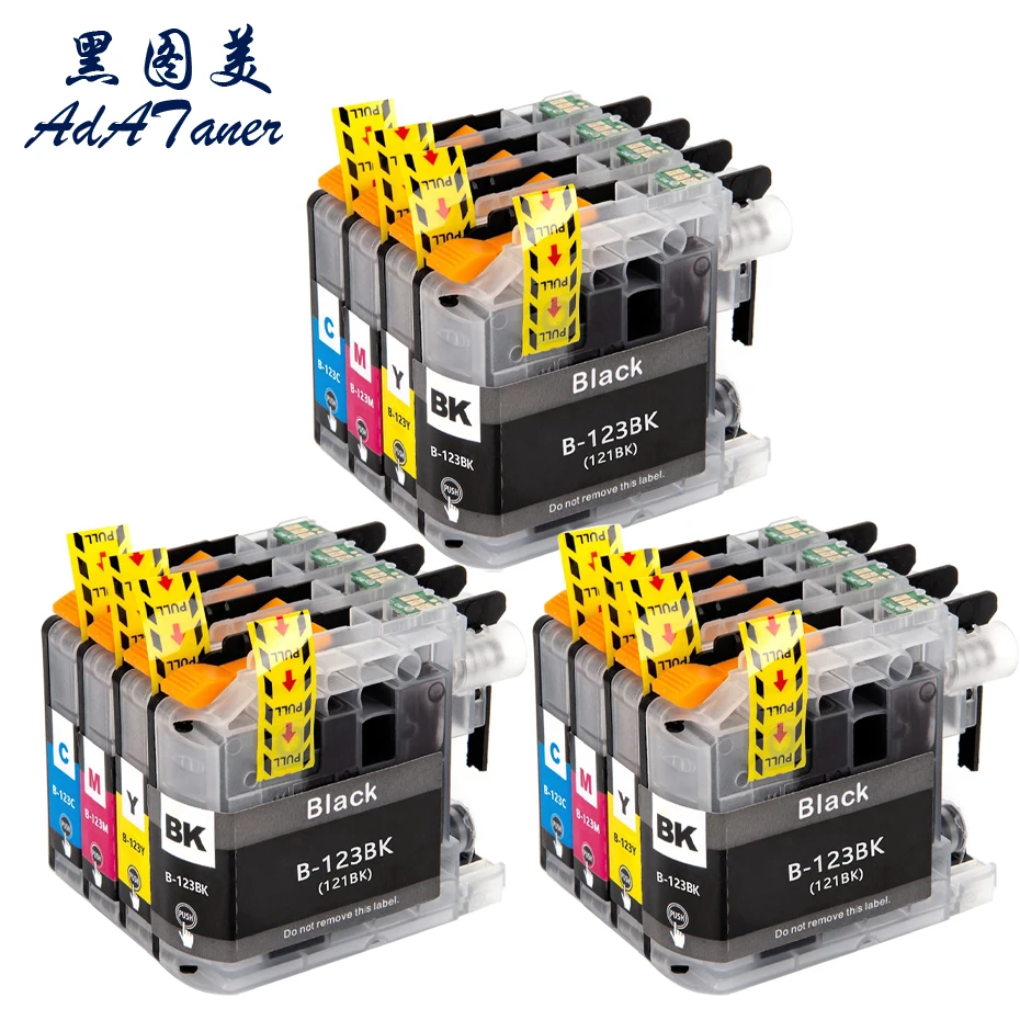 LC121 LC123 LC 121 LC123XL LC-123 호환 잉크젯 잉크 카트리지 Brother MFC-J4610DW J650DW J4110DW J132W J152W J552DW