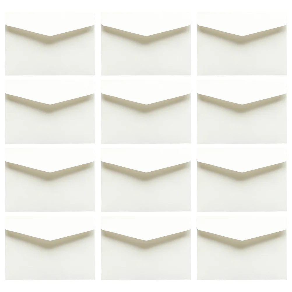 

Mini Blank Envelope Cards Wrapping Envelopes Money Multi-purpose White Paper File No Word Cash Storage Envelops Gift