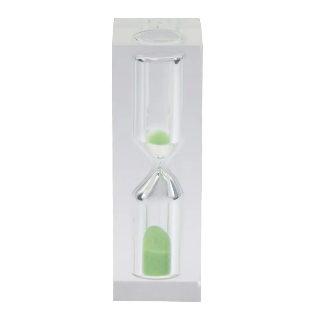 Clear Acrylic Sandglass 3 Mins Hourglass Sand Egg Timer Clock Home Decor Gifts 3