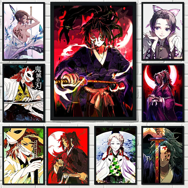 Diamond Painting Anime Poster Demon Slayer Blade Unlimited Train Cross