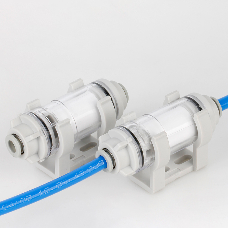 ZFC Pipeline Pneumatic Vacuum Filter In Line Removable Fiber Element For Air Suction Cup AZFC100 AZFC200 ZFC100-06B ZFC200-08B