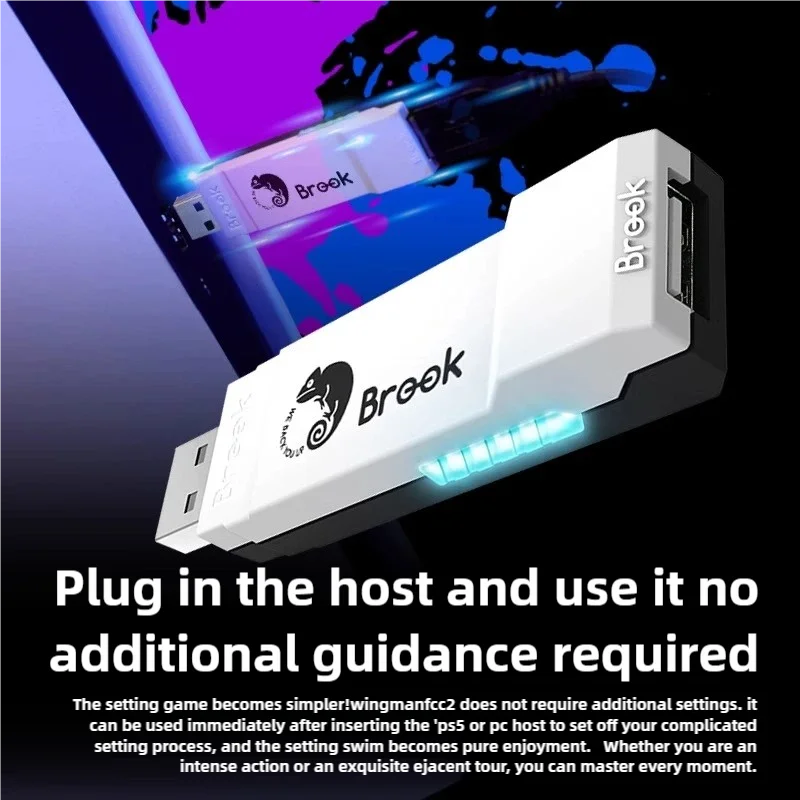 Brook Wingman FGC 2 ネイティブ PS5 コンバーター N Switch/PC