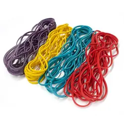 Colorful Large Elastic Rubber Bands - Strong and Durable for Organizing and Bundling (20pcs mix)
