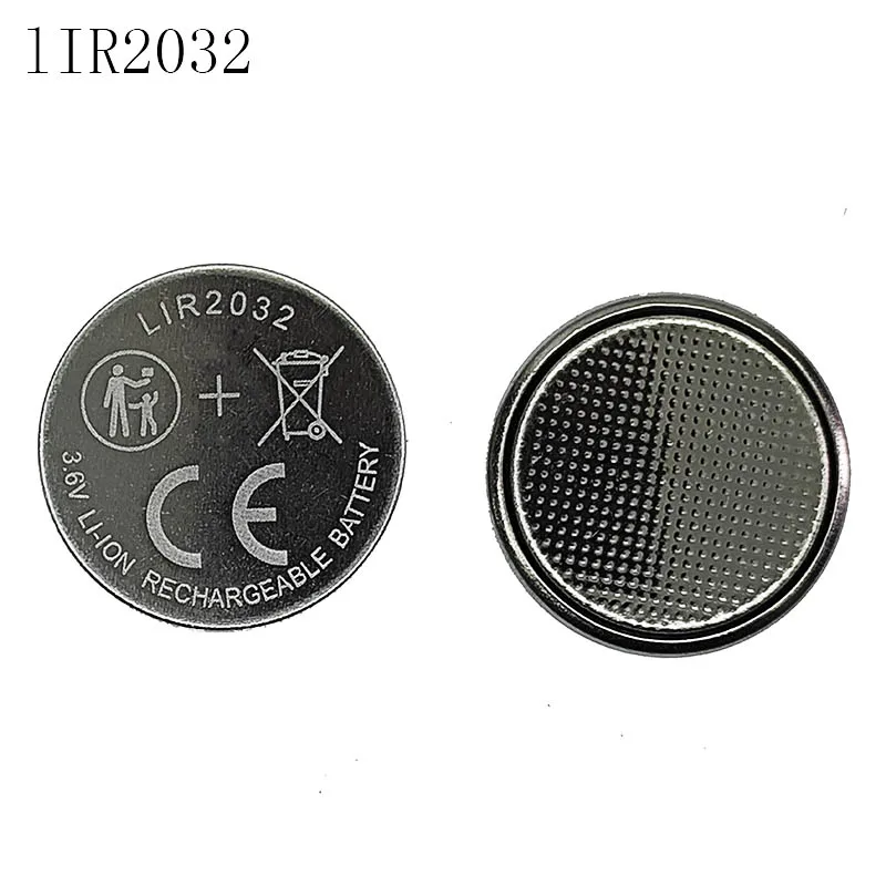 Rechargeable Lithium Batteries 5PCS/LOT LIR2032 Rechargeable Battery 2032 Lithium charging Can Replace CR2032 for watches