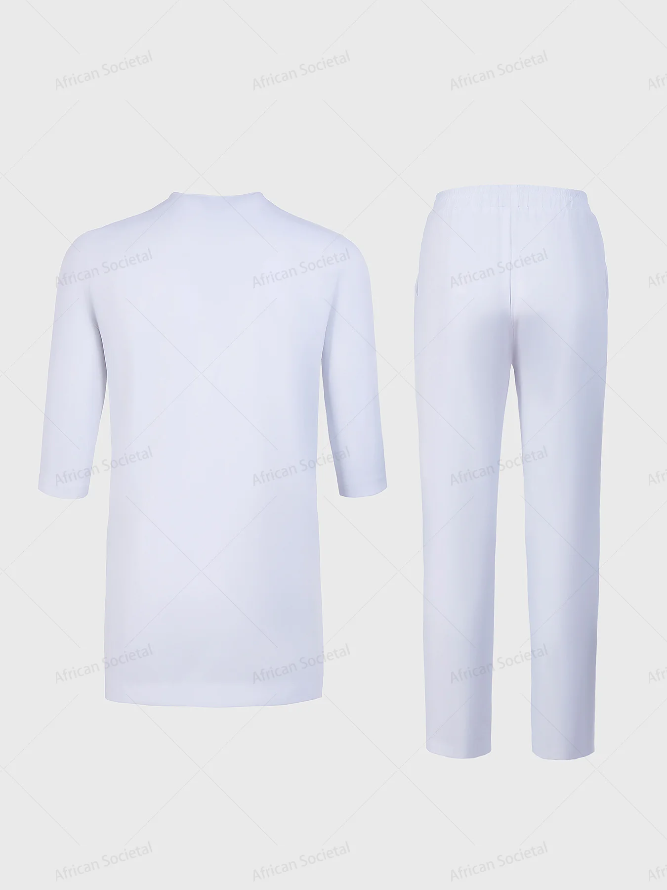 Nigeria South African Traditional Men'S Clothing 2024 New In  Oversized Shirts And Pants 2 Piece Suit Men'S Clothes Vacation Set 3