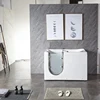 Hot selling acrylic walk-in bathtub with lights old people disabled person massage air bubble walk in bathtubs 3