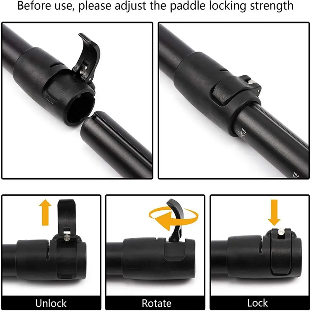 Durable Multifunction Quick Release Paddle Clamp – Black Paddle Shaft Accessory