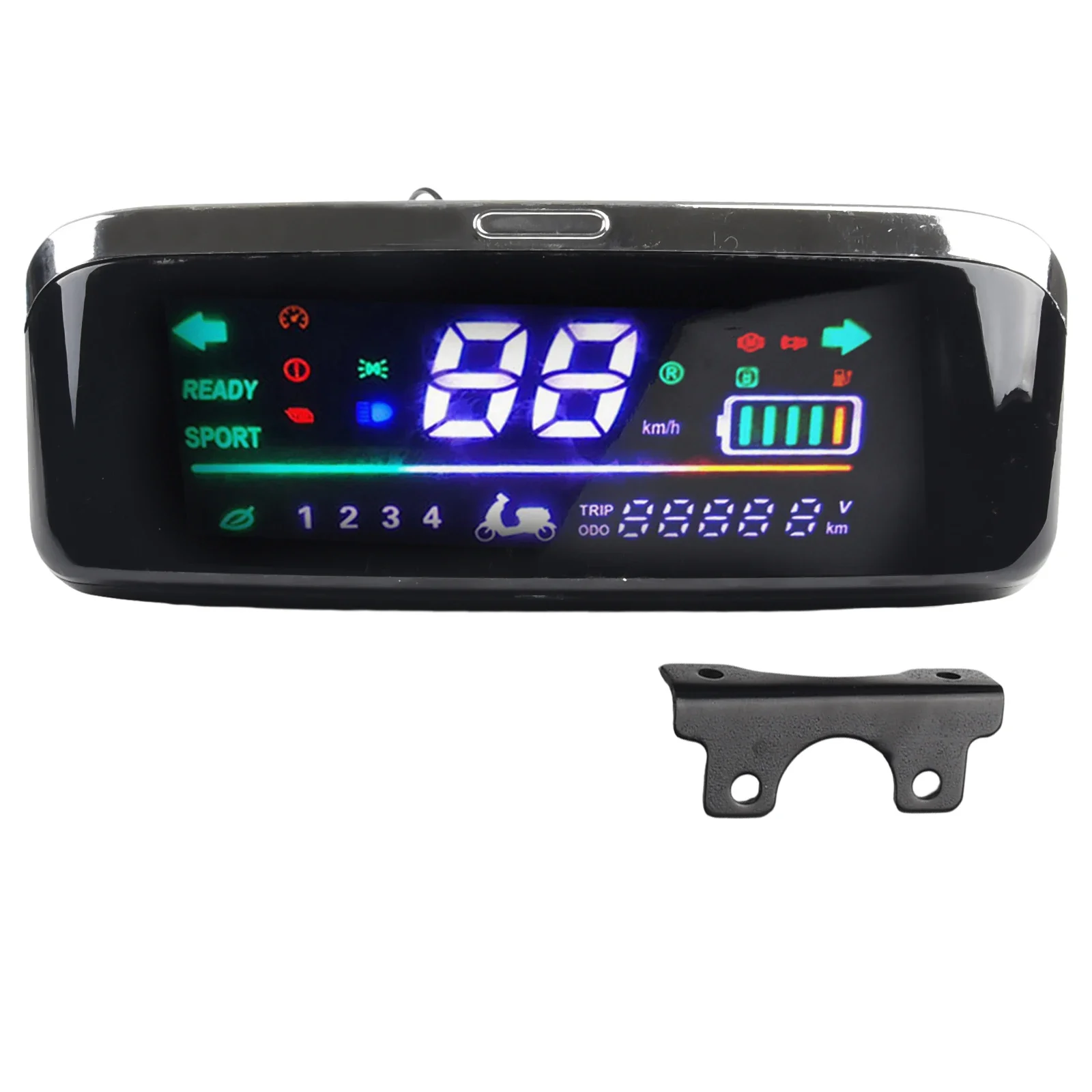 Ebike LCD Display Screen for Electric Bicycles and Scooters, Speed Meter 48-72V