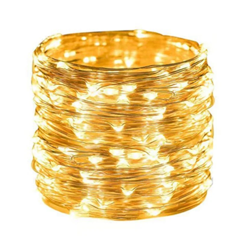 

Fairy Light for Wedding Party Decoration 1m/2m/3m/5m/10m Copper Wire Light Garland LED String Light Christmas Holiday Decoration
