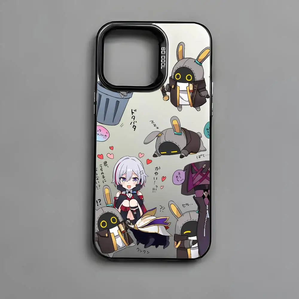 Zenless Zone Zero Bangboo Multicolor Matte Laser Metallic Aurora Phone Case