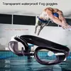 Anti Fog Swimming Goggles UV Glasses Adjustable Earbuds Nose Clip Quick Release Clasp Men Women Swimming Eyewear Sports Supply 3