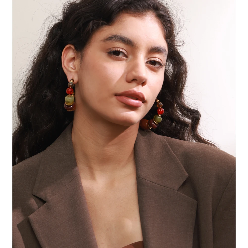 Yhpup French Huggie Earrings
