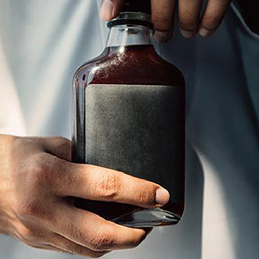 Glass Bottle Aluminum Cap Coffee Drink Juice Bottle 50ml/100ml/200ml/250ml/350ml/500ml