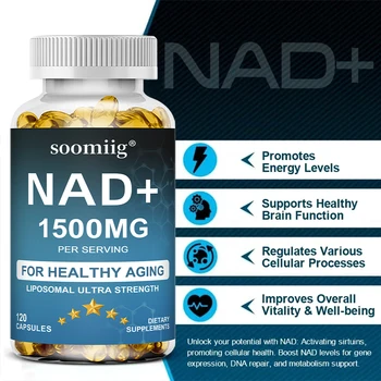 NAD 1500 Mg + Trans-resveratrol - Fights Aging, Boosts Energy/endurance, Promotes Cell Repair, and Supports Skin Health 1